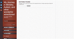 Desktop Screenshot of matthewsblog.autism-visuals.com